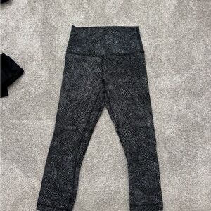 lululemon athletica Black and White Patterned Leggings